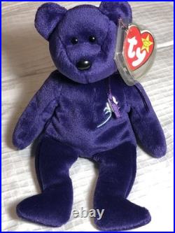 Ty Beanie Babies Princess Bear Toy RARE! Princess Diana Mint Condition