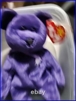 Ty Beanie Babies Princess Bear Toy Rare 1st Edition Collectors Grail PE No Space