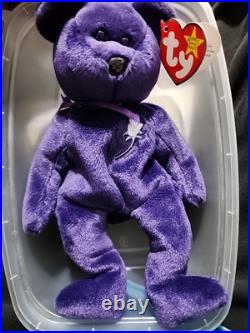 Ty Beanie Babies Princess Bear Toy Rare 1st Edition Collectors Grail PE No Space