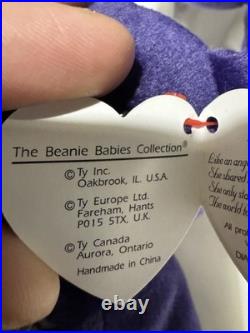 Ty Beanie Babies Princess Bear Toy Rare Princess Diana