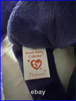 Ty Beanie Babies Princess Bear Toy Rare Princess Diana