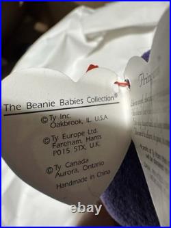 Ty Beanie Babies Princess Bear Toy Rare Princess Diana