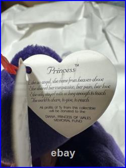 Ty Beanie Babies Princess Bear Toy Rare Princess Diana Ty Beanie Babies Princess Bear Toy Rare Princess Diana