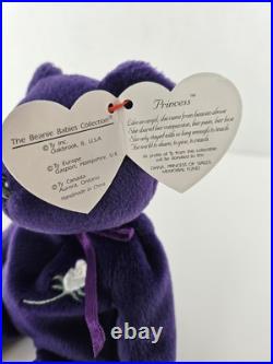 Ty Beanie Babies Princess Bear Toy Rare Tag Witherrors Ty Beanie Babies Princess Bear Toy Rare Tag Witherrors