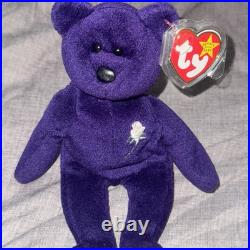 Ty Beanie Babies Princess Diana 1997 Bear PE Pellet Rare Mint Ty Beanie Babies Princess Diana 1997 Bear PE Pellet Rare Mint