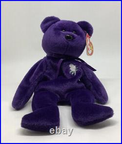 Ty Beanie Babies Princess Diana Bear RARE Retired Mint Collectible Mint withTags