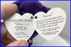 Ty Beanie Babies Princess Diana Bear RARE Retired Mint Collectible Mint withTags