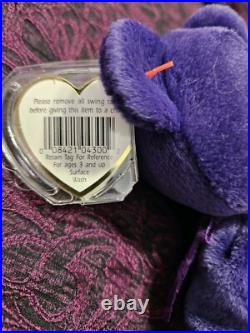Ty Beanie Babies Princess Diana Bear RARE Retired Mint Collectible Mint withTags