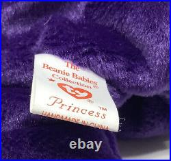 Ty Beanie Babies Princess Diana Bear RARE Retired Mint Collectible Mint withTags