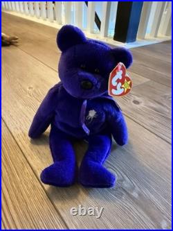 Ty Beanie Babies Princess Diana Bear Toy 1997 Vintage Rare