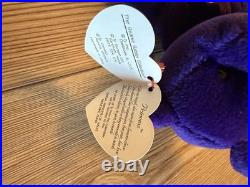 Ty Beanie Babies Princess Diana Bear Toy 1997 Vintage Rare