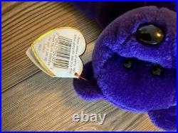 Ty Beanie Babies Princess Diana Bear Toy 1997 Vintage Rare