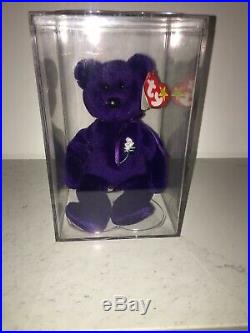 Ty Beanie Babies Princess Diana bear Rare 1997 Boxed with Tags Genuine