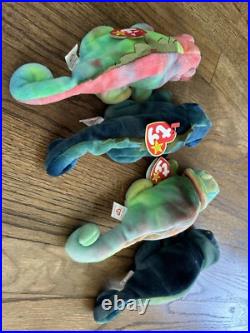 Ty Beanie Babies RARE 1997 Iggy & Rainbow (4)