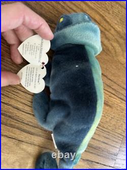 Ty Beanie Babies RARE 1997 Iggy & Rainbow (4)