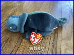 Ty Beanie Babies RARE 1997 Iggy & Rainbow (4)