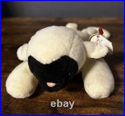 Ty Beanie Babies RARE Chops Lamb with 1995/1996 Tag Errors. Pristine Condition