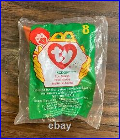 Ty Beanie Babies RARE McDonald's Scoop The Pelican #8 1998/1993 ERRORS