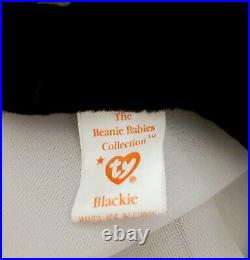 Ty Beanie Babies RARE Retired BLACKIE with Many Tag Errors Ty Beanie Babies RARE Retired BLACKIE with Many Tag Errors