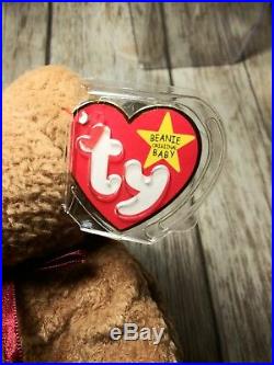 Ty Beanie Babies RARE Retired CURLY w Tag Errors ORIGIINAL/Suface PVC1ST EDITION