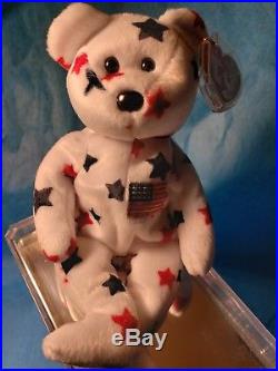 Ty Beanie Babies RARE Retired Glory Teddy Bear 1st EDITION BEST CHRISTMAS GIFT