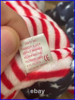 Ty Beanie Babies RARE Righty & Lefty 2000 with Tag Errors MINT CONDITION