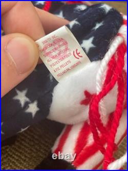 Ty Beanie Babies RARE Righty & Lefty 2000 with Tag Errors MINT CONDITION