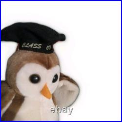 Ty Beanie Babies RARE errors Wise OwL 1997 STAMP INSIDE TUSH TAG class of'98 Ty Beanie Babies RARE errors Wise OwL 1997 STAMP INSIDE TUSH TAG class of'98