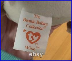 Ty Beanie Babies RARE errors Wise OwL 1997 STAMP INSIDE TUSH TAG class of'98 Ty Beanie Babies RARE errors Wise OwL 1997 STAMP INSIDE TUSH TAG class of'98