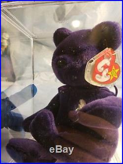 Ty Beanie Babies Rare 1997 Princess Diana Bear Indonesia PVC No Space MWMT