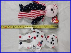 Ty Beanie Babies Rare 1998 Glory, 1999 Spangle & 1984 LA Olympics Stein Beer Mug