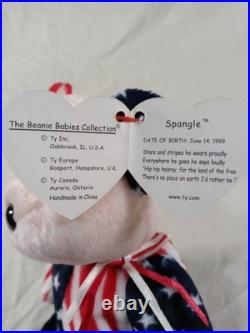 Ty Beanie Babies Rare 1998 Glory, 1999 Spangle & 1984 LA Olympics Stein Beer Mug