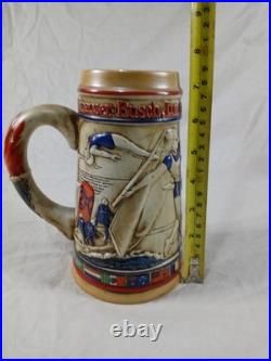 Ty Beanie Babies Rare 1998 Glory, 1999 Spangle & 1984 LA Olympics Stein Beer Mug