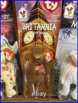 Ty Beanie Babies Rare Collection Of 4 Rare Bears Mint Condition