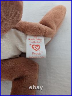 Ty Beanie Babies Rare Lot Includes Slowpoke Pouch withJoey Scoop & Jake /See Pics