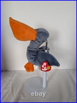 Ty Beanie Babies Rare Lot Includes Slowpoke Pouch withJoey Scoop & Jake /See Pics