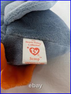 Ty Beanie Babies Rare Lot Includes Slowpoke Pouch withJoey Scoop & Jake /See Pics