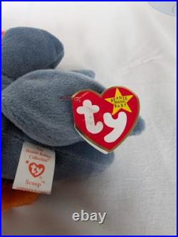 Ty Beanie Babies Rare Lot Includes Slowpoke Pouch withJoey Scoop & Jake /See Pics
