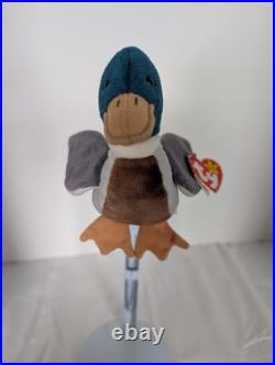 Ty Beanie Babies Rare Lot Includes Slowpoke Pouch withJoey Scoop & Jake /See Pics