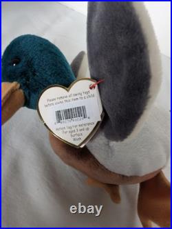 Ty Beanie Babies Rare Lot Includes Slowpoke Pouch withJoey Scoop & Jake /See Pics