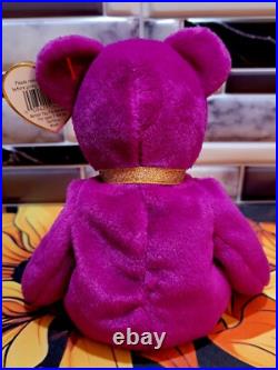 Ty Beanie Babies Rare Millennium/Millenium the Bear Retired WithMisprint Errors