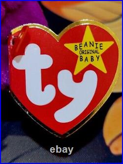 Ty Beanie Babies Rare Millennium/Millenium the Bear Retired WithMisprint Errors