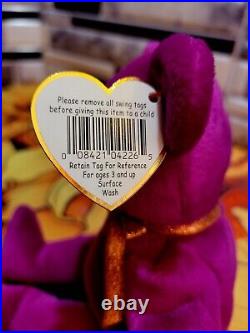 Ty Beanie Babies Rare Millennium/Millenium the Bear Retired WithMisprint Errors