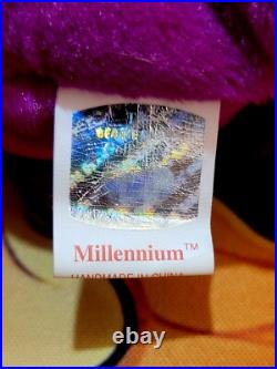 Ty Beanie Babies Rare Millennium/Millenium the Bear Retired WithMisprint Errors