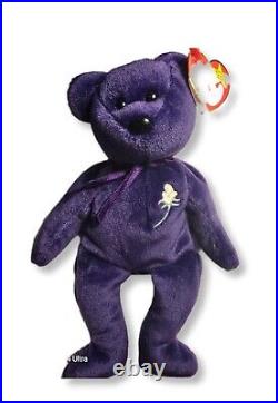 Ty Beanie Babies Rare Princessa Diana Bear 1997 with pe pellet Ty Beanie Babies Rare Princessa Diana Bear 1997 with pe pellet