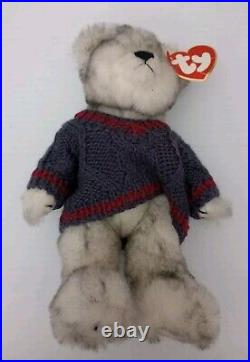 Ty Beanie Babies Rare Retired 1993 Fairbanks Bear With PVC Pellets