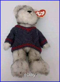 Ty Beanie Babies Rare Retired 1993 Fairbanks Bear With PVC Pellets