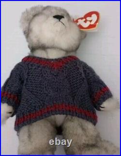 Ty Beanie Babies Rare Retired 1993 Fairbanks Bear With PVC Pellets