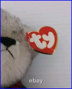 Ty Beanie Babies Rare Retired 1993 Fairbanks Bear With PVC Pellets