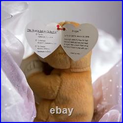 Ty Beanie Babies Rare Retired HOPE Praying Bear with Tags Ty Beanie Babies Rare Retired HOPE Praying Bear with Tags